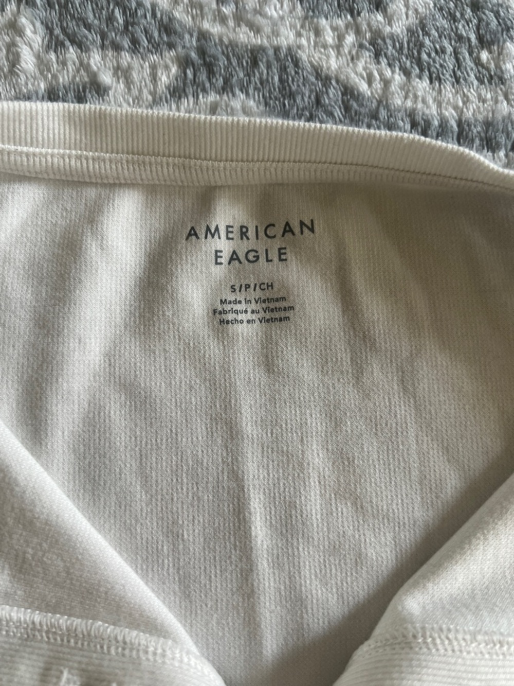 American Eagle Ribbed Button Up Tank - Picture 7 of 7